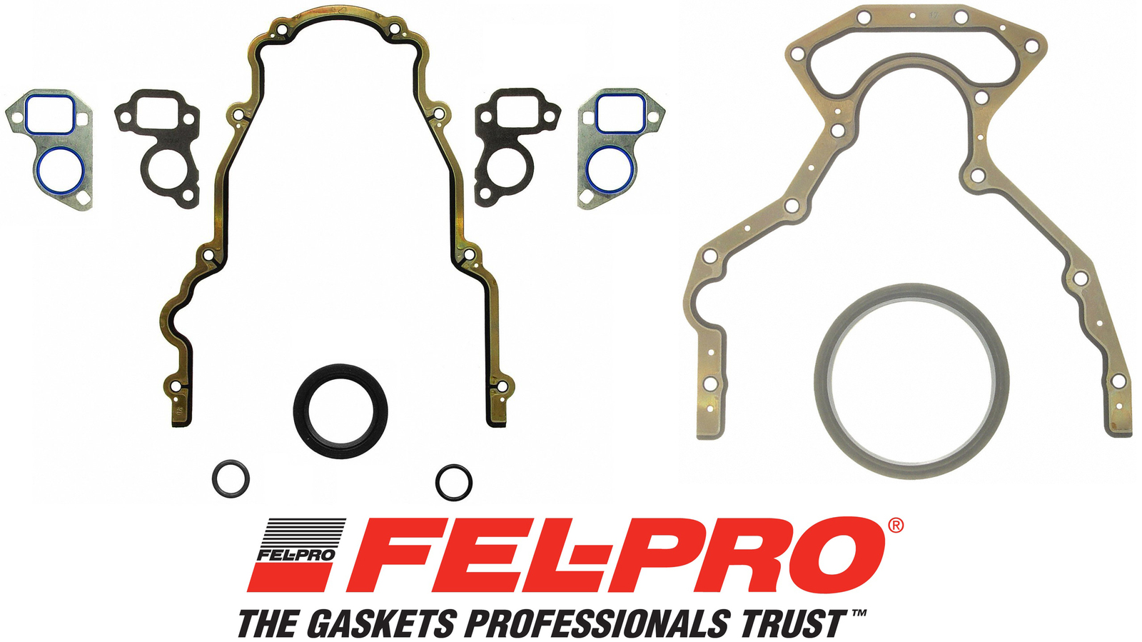 FelPro Timing Cover, Rear Main Oil Seal and Gasket to suit LS1 & LS2