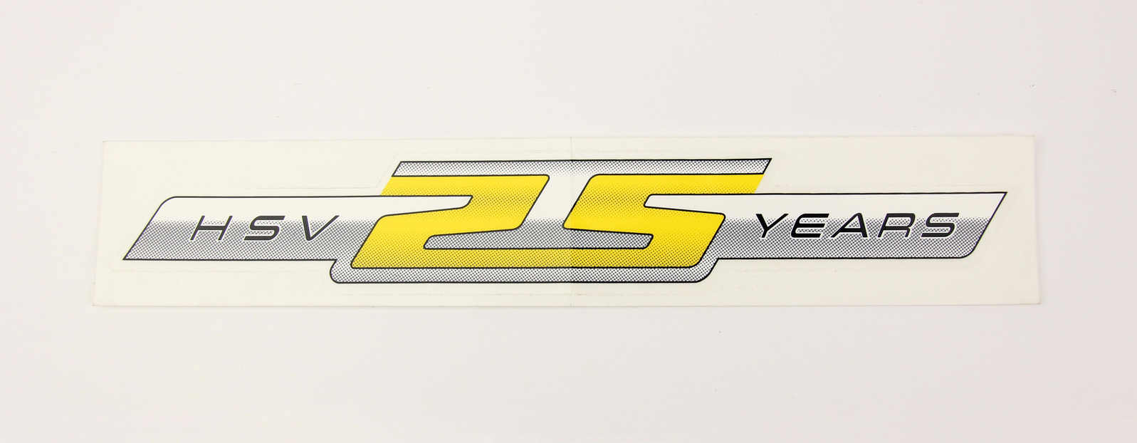 GENUINE HSV DECAL YELLOW 25 YEARS 25th Anniversary VE