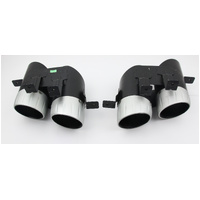 HSV GEN-F CUSTOM PROTOTYPE Muffler Exhaust Pipe Tips SEDAN PAIR NEW GTS R8 VF