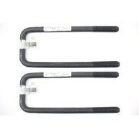 TWO NEW GENUINE Rear Spring U-Bolts 2011-2024 Chevrolet Silverado 11610960 M18x2.5x265
