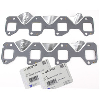 TWO NEW GENUINE GM 12676148 Exhaust Manifold Gaskets DURAMAX 2017-2024 Chevrolet Silverado