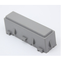 NEW GENUINE GM Light Ash Gray Roof Console Filler 22864624