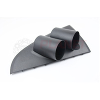 Ford Falcon BA BF FPV Dual 52mm Gauge Pod Dash Centre ICC Trim Cover Charcoal