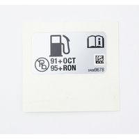 GENUINE 84089678 Fuel Recommendation Label Sticker Decal 2016-2024 Chevrolet Camaro HSV 2SS ZL1