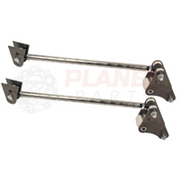 Ford BA BF FG FGX Falcon UTE Traction/Tramp Rod KIT PAIR ANTI-TRAMP LEAF SPRING SUSPENSION XR6 Turbo XR8 BARRA