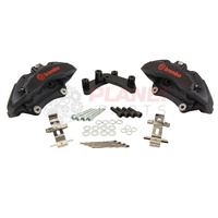 Ford BA BF FG FGX Falcon FRONT Brembo 6-Piston Big Brake Upgrade KIT inc. Calipers & Brackets/Adaptors NO BRAKE HOSES - suit Mustang 380mm rotors