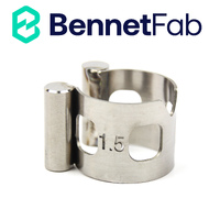 Bennet Fab Stainless Steel Tacking Band - SIZE: 1.5” (38.1mm)