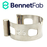 Bennet Fab Stainless Steel Tacking Band - SIZE: 2.5” (63.5mm)