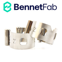 TWO Bennet Fab Stainless Steel Tacking Band - SIZE: 2” (50.8mm)