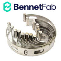 Bennet Fab Stainless Steel Tacking Bands - Set of 8 (1.5’’- 6’’)