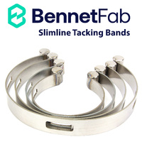 Bennet Fab Stainless Steel SLIMLINE Tacking Bands - Set of 4 (2.5’’- 4’’)