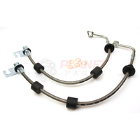Front Braided Brake Hoses for Ford Falcon FG FGX (inc. XR6, XR8, XR6 Turbo) (Pair)