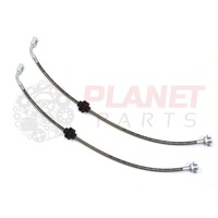 Front Braided Brake Hoses for Holden VL VN VP Commodore with VT Calipers