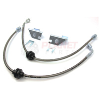 Front Braided Brake Hoses for Holden Commodore VF VF2 (Sedan, Wagon and Ute) (Pair)