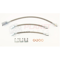Rear Braided Brake Hoses for Holden VB-VN Commodore (3 Hoses)