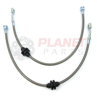Rear Braided Brake Hoses for Holden Commodore VE SERIES 2 (2010-2013) (Sedan, Wagon and Ute) (Pair)