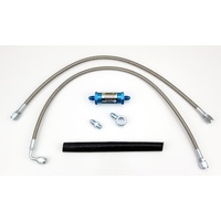 Ford BA-BF Falcon XR6 Turbo Braided Oil Line & Billet Earl's Filter Kit