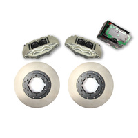 FULL KIT Nissan GU Patrol Y61 FRONT Brake Upgrade Hats, Calipers, SMOOTH Discs and Pads for 330mm 4-Piston 200 Series Landcruiser Conversion