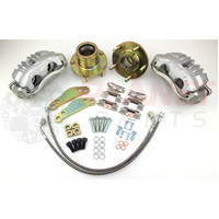 Holden HQ HJ HX HZ WB to AU2 298mm Brake Upgrade Hubs, Calipers, Brackets & Brake Lines KIT 5X120.65 PCD