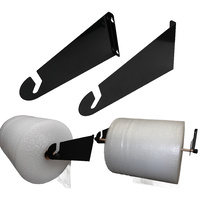 Wall or Ceiling Mount Dispenser Holder Brackets for Bubble Wrap