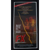 F/X (1986) Daybill Movie Poster