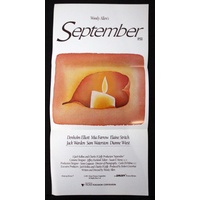 September (1987) Daybill Movie Poster