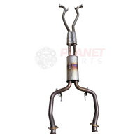 Holden VF Series 2 Commodore (Sedan & Wagon) SS V8 Exhaust Centre Pipe (Clamp-Type) (without O2 Sensor Bungs/Holes)