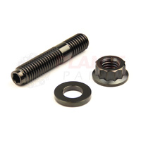 Ford Falcon BA BF FG FGX BARRA (Turbo & Non-Turbo) TITANIUM Exhaust Manifold Stud, Nut & Washer BLACK (Single)