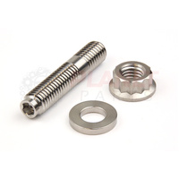 Ford Falcon BA BF FG FGX BARRA (Turbo & Non-Turbo) TITANIUM Exhaust Manifold Stud, Nut & Washer SILVER/RAW (Single)