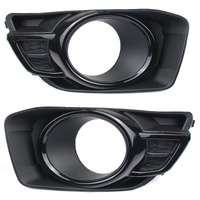 NEW GLOSS BLACK PAIR SET Fog Light Bezel Covers Ford FG Falcon MK2 (2011-2014) XR6 XR8