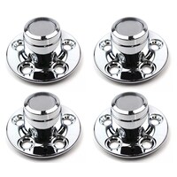 Ford Falcon XA-FG X CHROME Interceptor Centre Caps Set of 4