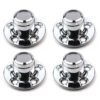 Ford Falcon XA-FG X CHROME Interceptor Centre Caps Set of 4