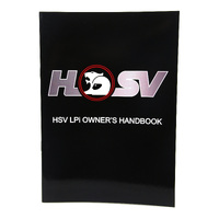 GENUINE HSV SUPPLEMENT OWNERS MANUAL HANDBOOK VE E-SERIES LIQUID LPG HSV-00A-090603