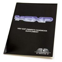 GENUINE HSV SUPPLEMENT OWNERS MANUAL HANDBOOK VE E-SERIES GXP HSV-00A-090604 NEW
