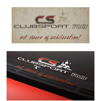 GENUINE HSV DECAL VE 1990-2010 20 Years of exhilaration! 20th Anniversary 2010 Clubsport R8 STICKER NEW