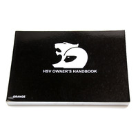 GENUINE HSV OWNERS MANUAL WM GRANGE (MY12) NEW HSV-00A-110301