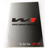 GENUINE HSV SUPPLEMENT OWNERS MANUAL SERVICE WARRANTY CPS BOOKLET MY17 GEN-F GTSR W1