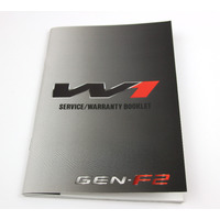 GENUINE HSV SUPPLEMENT OWNERS MANUAL SERVICE WARRANTY BOOKLET MY17 GEN-F GTSR W1