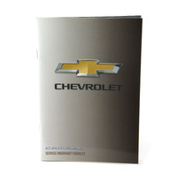GENUINE HSV SUPPLEMENT OWNERS MANUAL SERVICE WARRANTY BOOKLET MY18 CHEVROLET CAMARO 