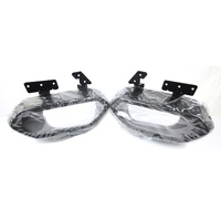 GENUINE HSV VE E3 R8 BLACK EDITION GLOSS Muffler Exhaust Pipe Tips SEDAN PAIR NEW