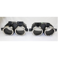 GENUINE HSV Maloo UTE Exhaust Tips CHROME PAIR GTS R8 LSA LS3 HSV-08C-140507 HSV-08C-140508