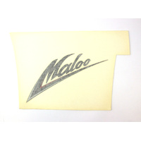 GENUINE HSV VN VG VP VU VR VS MALOO BLACK FRONT GUARD AND TAILGATE BADGE DECAL NEW