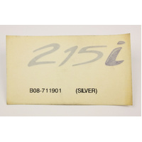 GENUINE HSV VR GTS SENATOR 5.7L 215i BOOTLID BADGE DECAL NEW NOS SILVER/PURPLE