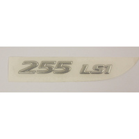 GENUINE HSV '255 LS1' CHROME Bootlid Badge for VX R8 Clubsport Maloo Senator Grange VT REAR