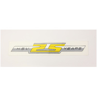 GENUINE HSV DECAL YELLOW 25 YEARS 25th Anniversary VE E3 GTS 2012 VINYL STICKER NEW