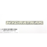 GENUINE HSV VR VS CLUBSPORT GTS SENATOR HYDRATRAK BLACK AND CHROME REAR BOOT LID BADGE DECAL NEW HSV-E08-960702