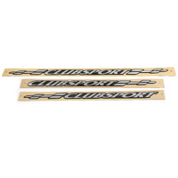 SET OF 3 GENUINE HSV DECAL 'Clubsport' VT Series 1 Boot Lid Rear AND Doors Badges STICKERS NEW R8