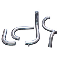 Holden VL TURBO Commdore RB30 Front Mount NO HOLES Intercooler Piping Kit - Polished
