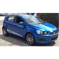 Holden TM Barina Spark Racing Stripe Vinyl Kit - WHITE