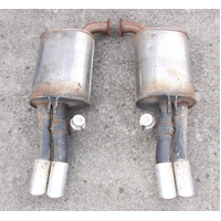 USED GENUINE HSV VE E1 Senator Grange Bi-Modal Exhaust Mufflers PAIR Signature